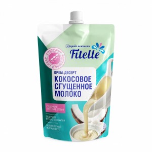 Крем-десерт Кокосовое Сгущенное молоко без сахара (100г)